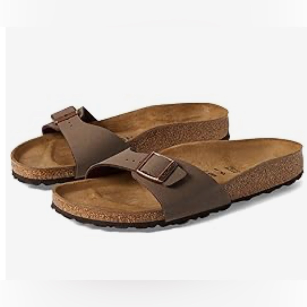 Birkenstock Madrid Mocha Birkibuc Sandals Women’s SZ 38 7/7.5